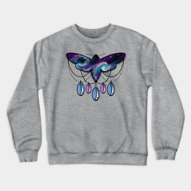 Winter Moth Crewneck Sweatshirt by KarenWasHere